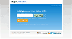 Desktop Screenshot of antalyamotor.com